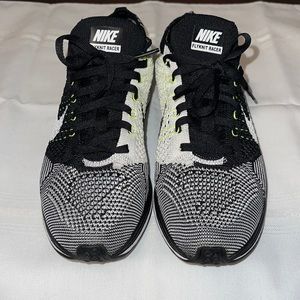 Nike Flyknit Racer running shoes size 6